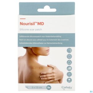 Packshot Nourisil Zelfkleven.silic.verband Littekenbehand.3