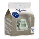 Packshot Difrax Fopspeen Dental 6m+ Uni/pure Groen/pistach