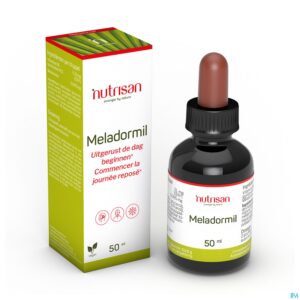 Packshot Meladormil Druppels Fl 50ml Nutrisan