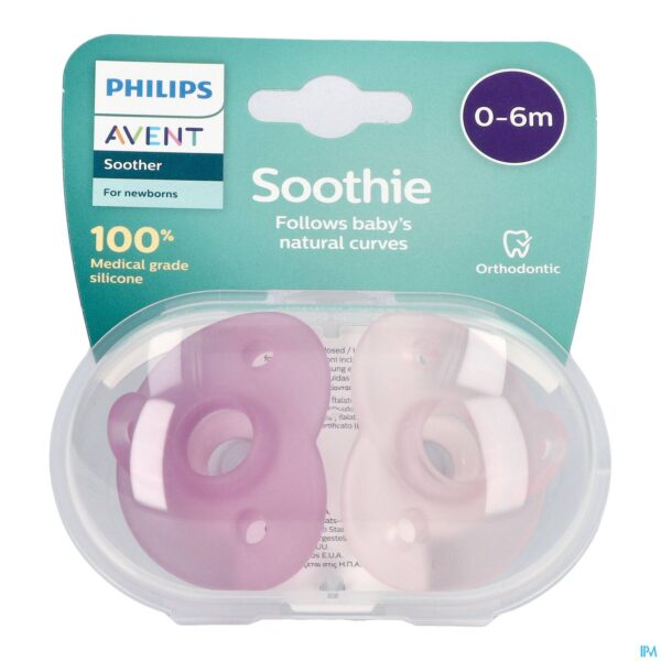 Packshot Philips Avent Fopspeen +0m Soothie Girl 2