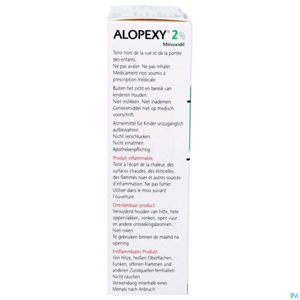 Packshot Alopexy 2 % Opl Cutaan Gebruik Fl Pipet 3x60ml