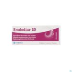 Packshot Emdodiar 20 Aanvullend Diervoed. Hond Comp 10