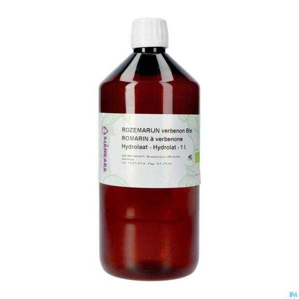 Packshot Sjankara Rozemarijn Verbenone Hydrolaat Bio 1000ml