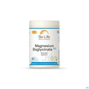Productshot Magnesium Bisglycinate 750 Be Life Caps 90