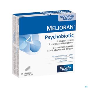 Packshot Melioran Psychobiotic Caps 30