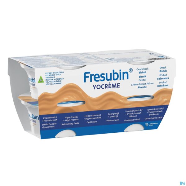 Packshot Fresubin Yocrème 125g Biscuit