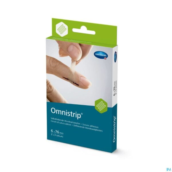 Packshot Omnistrip Selfcare Large 6x76mm 2x3 5400203