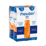 Packshot Fresubin Pro Drink Tropische Vruchten Fl 4x200ml