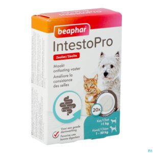 Packshot Beaphar Intesto Pro Hond-kat S Comp 20