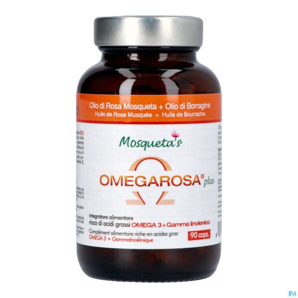Packshot Omegarosa Plus Rozenolie Caps 90 Packshot Omegarosa Plus Rozenolie Caps 90