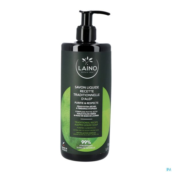 Packshot Laino Aleppo Vloeibare Zeep Fles 500ml