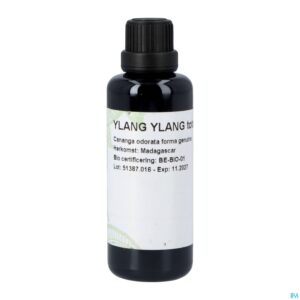 Packshot Sjankara Ylang Ylang Totum Ess. Olie Bio 50ml
