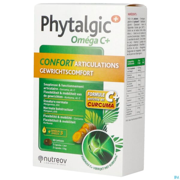 Packshot Phytalgic Omega C + Bt60 Caps 60