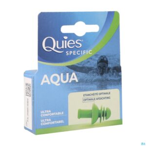 Packshot Quies Gehoorbescherming Specific Aqua Volwassen