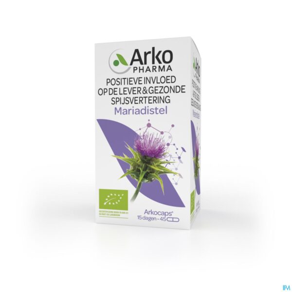 Packshot Arkocaps Mariadistel Bio Caps 45 Nf