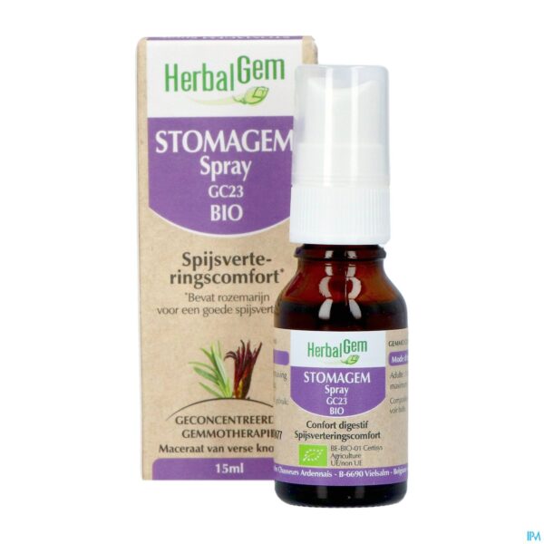 Productshot Herbalgem Stomagem Spray Bio 15ml