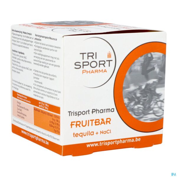 Packshot Trisportpharma Fruit Bar Tequila 15x25g