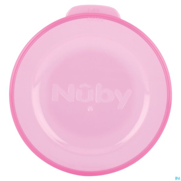 Productshot Nuby 360° Wonder Cup Uit Tritan Roze 240ml 6m+