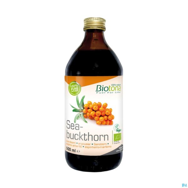 Packshot Biotona Duindoornsap Sap Fl 500ml