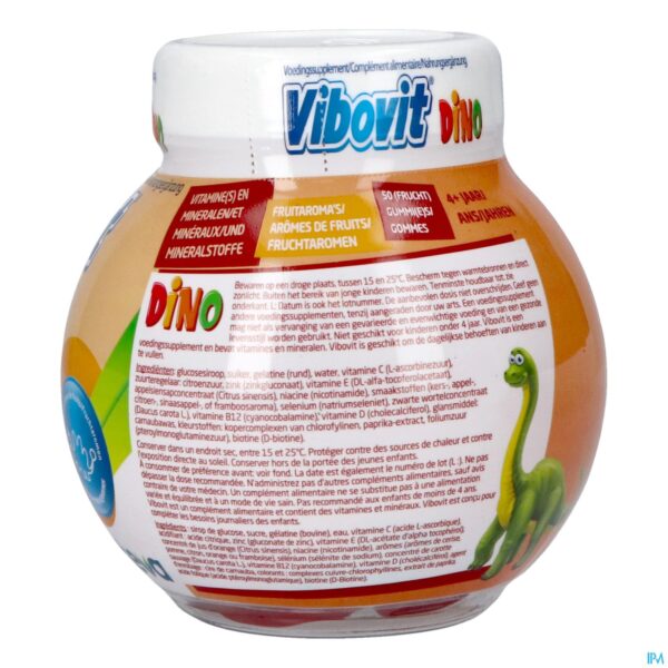 Packshot Vibovit Junior 4+ Dino Gummies 50