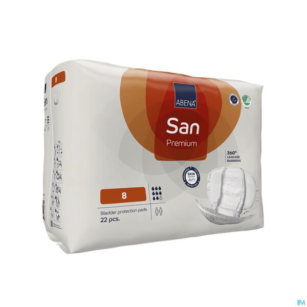 Packshot Abena San Premium 8 Anatomische Luier 22