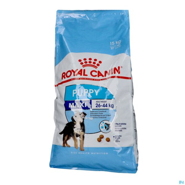 Packshot Royal Canin Dog Puppy Maxi Dry 15kg