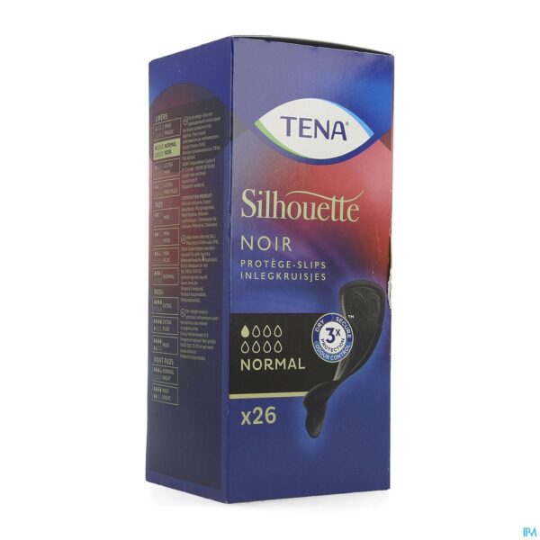 Packshot Tena Silhouette Normal Noir Liner 26