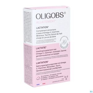 Packshot Oligobs Allaitement Tabl 30 + Caps 30