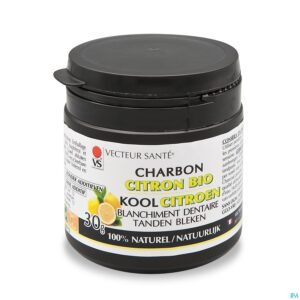 Packshot Vecteur Sante Poeder Actieve Kool Citroen 30g