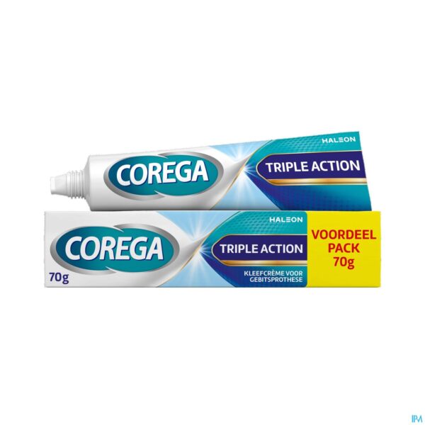 Productshot Corega Triple Action Kleefcreme 70g