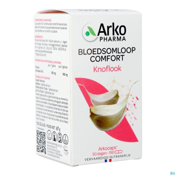 Packshot Arkocaps Knoflook Caps 150