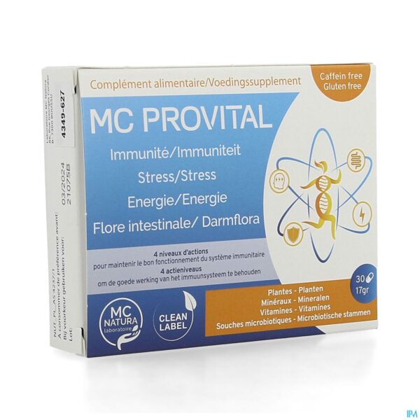 Packshot Mc Provital Caps 30 Packshot Mc Provital Caps 30