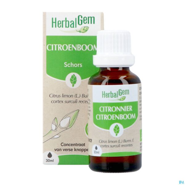 Productshot Herbalgem Citroenboom Bio 30ml