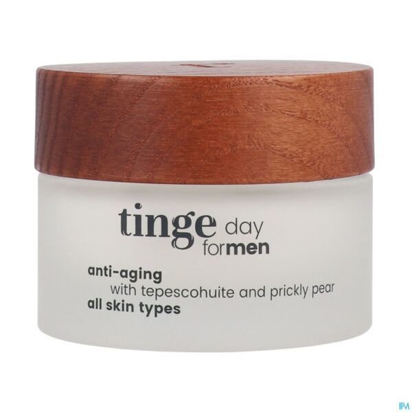 Packshot Tinge Men Anti Aging Dagcreme 50ml