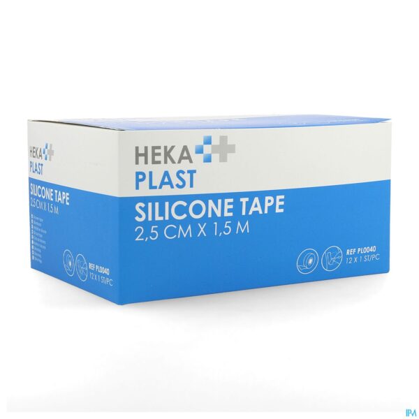 Packshot Heka Plast Tape Ring Silicone 1,5mx2,5cm 12