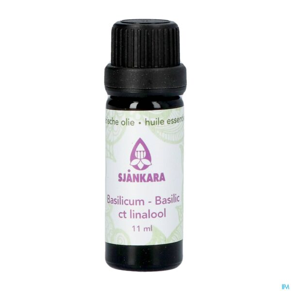 Productshot Sjankara Basilicum Linalool Ess. Olie Bio 11ml