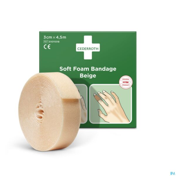 Productshot Cederroth Soft Foam Bruin 3cmx4,5m 51011018