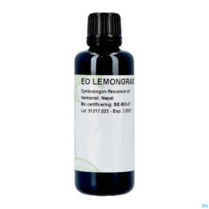 Packshot Sjankara Lemongrass Ess. Olie Bio 50ml