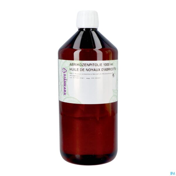 Packshot Sjankara Abrikozenpit Plant. Olie 1000ml Packshot Sjankara Abrikozenpit Plant. Olie 1000ml