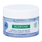 Productshot Klorane Gezicht Korenbloem Watercreme 50ml