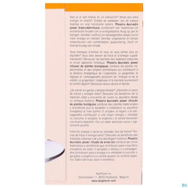 Packshot Physalis Ayurvedic Power Infusie Bio Builtjes 20