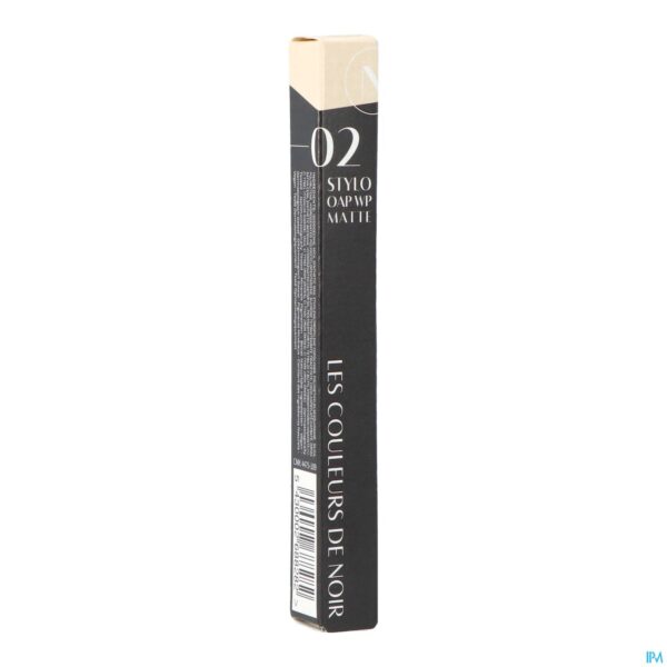 Packshot Couleurs De Noir Stylo Oap Wtp Matte 02 S.beige
