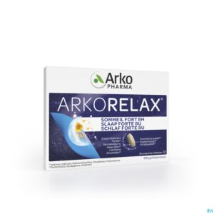 Packshot Arkorelax Slaap Forte 8u Comp 30 (programma 15d)