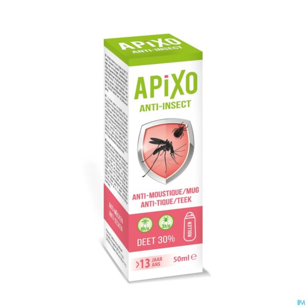 Packshot Apixo A/insect Deet 30% Roller 50ml