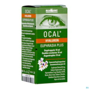 Packshot Ocal Hyaluron Euphrasia Plus 10ml