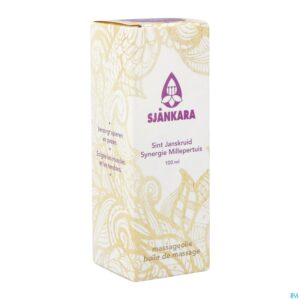 Packshot Sjankara Sint-janskruid Synergie Massageolie 100ml