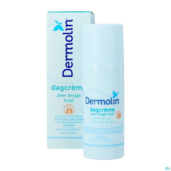 Productshot Dermolin Dagcreme Zeer Droge Huid 50ml