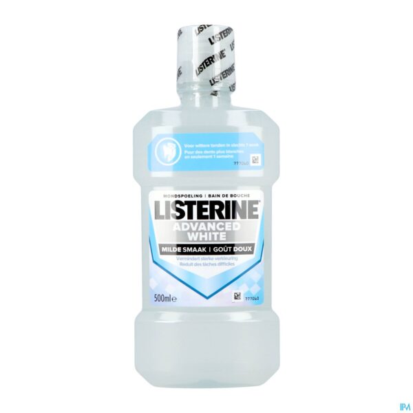 Packshot Listerine Advanced White 500ml Nf