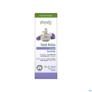 Packshot Physalis Massage Oil Total Relax 100ml Nf