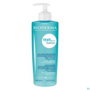 Packshot Bioderma Abcderm Hydraterende Melk 500ml